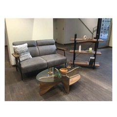 NOCE センターテーブル ローテーブル ガラス ウォールナット
の画像