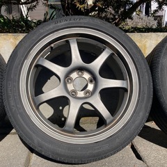 【お取引完了】スバルPCD100　タイヤ&ホイール4本　の画像