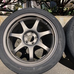 【お取引完了】スバルPCD100　タイヤ&ホイール4本　の画像