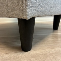 ニトリ スツール 布張り MK02 モカ 美品 完成品 の画像