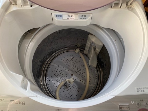 2019年製　シャープ　全自動洗濯機　7kg
