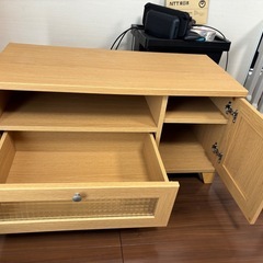 木製ローボード テレビ台の画像