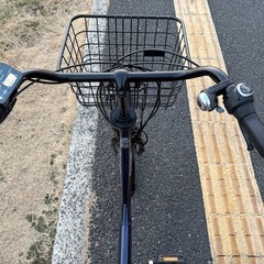 中古20㌅Panasonic電動アシスト自転車　13.2Ah3点灯　大阪　039の画像