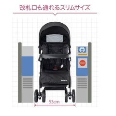 二人乗りベビーカーの画像