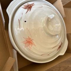 土鍋【数回使用】の画像