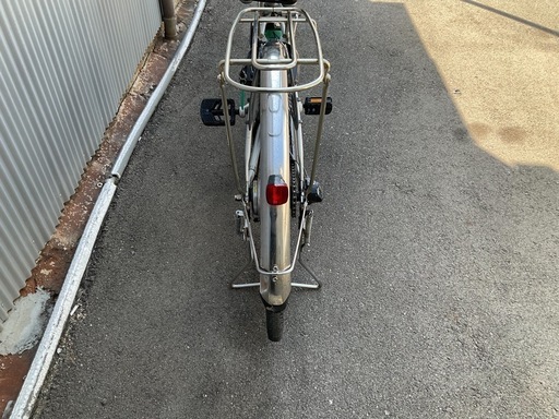 780  パナソニック新機種電動アシスト自転車viviTX26インチシルバーボディー
