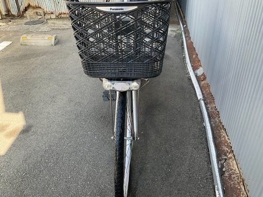 780  パナソニック新機種電動アシスト自転車viviTX26インチシルバーボディー