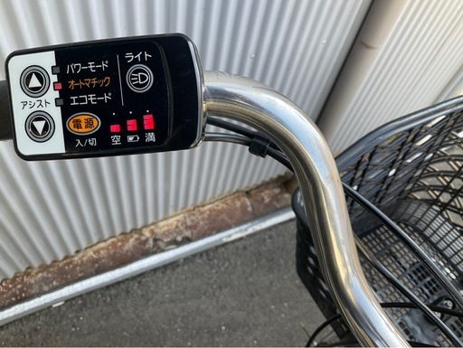 780  パナソニック新機種電動アシスト自転車viviTX26インチシルバーボディー