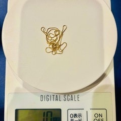 ■本物750 （K18）■刻印有り■デザインゴールドネックレス■1.0g■レディース■資産の画像