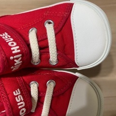 日本製新品未使用mikihouseスニーカー14.5cmの画像