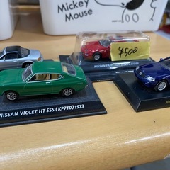 ミニカー 1:64スケール→¥500 1:43スケール→¥1,000の画像