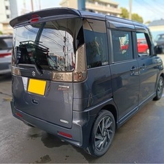 車検R8年9月まで‼️ターボ車‼️平成25年式★スズキ★スペーシアカスタム★TS★ナビテレビ★両側パワースライドドア★スマートキー★プッシュスタート★の画像