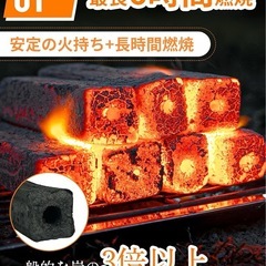 オガ炭 竹オガ備長炭 一級品 3.2kg/10kg 100%竹製の画像