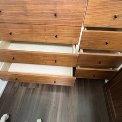 2／28迄受け取り可能！！おしゃれ木製チェスト　120cm*40cmの画像