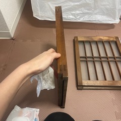 すりガラスの窓の画像