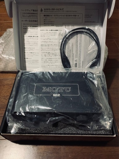 MOTU M2 2-in/2-out USB オーディオインターフェイス