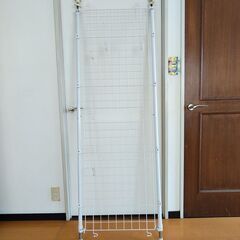 ワイヤーネット　ハンギングラック　突っ張りの画像