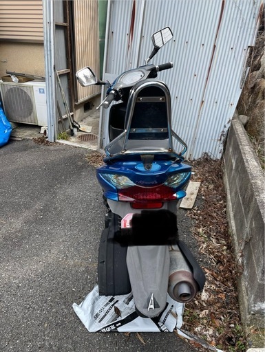 アドレス125 ブルーキャンディフレーク全塗装　目立ちたい人持ってこいの車両 アドレス125 ブルーキャンディフレーク全塗装 目立ちたい人持ってこい