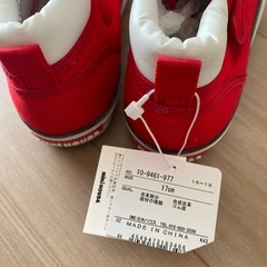 新品未使用mikihouseスニーカー17cmの画像