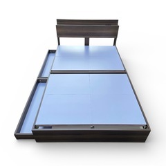 楽達コーポレーション セミダブル ベッドフレームの画像