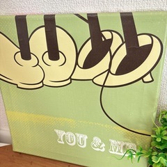 ①キャンバスアート　ディズニー ミッキー&ミニー 『YOU&ME』の画像
