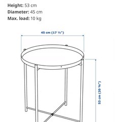 IKEA サイドテーブルの画像