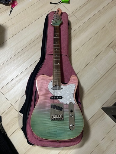 生産終了モデル【限定カラー】Aria Pro II 615-AE200 SSPK エレキギター 美品 現状お渡し 純正ギグバッグ付き 製品保証書あり