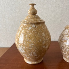 フィリピン製大理石小物入れ三体の画像