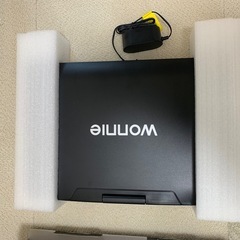 【美品】ポータブルDVDプレイヤー(wonnie) の画像