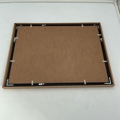 Kenko アルミ額縁 ルック・マイルド ブラック ワイド四切 箱あり 写真フレームの画像