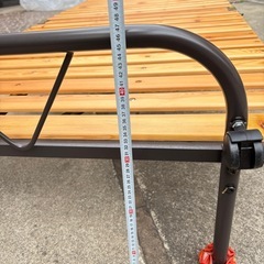 千葉県船橋市【受取限定】折りたたみ式スノコベッドの画像