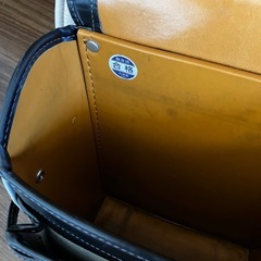 【大峽製鞄】三越伊勢丹モデル 黒ランドセル／A4対応／定価5〜6万円の画像