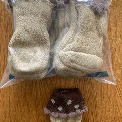 椅子用の靴下　12個(きのこ)３脚分の画像