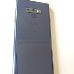 Galaxy note9 ocean blue （SIMロック解除）純正カバー付の画像