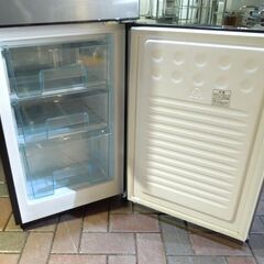 冷蔵庫 162L 2ドア 2021年製 アイリスオーヤマ KRSE-16A-BS ブラックシルバー 100Lクラス 札幌市東区 新道東店の画像