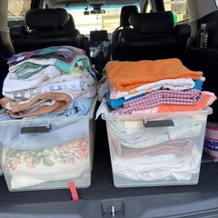 タオル、バスタオル大量の画像