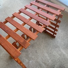 決定⬛︎ 
室外機カバー 木製 diy作成の画像