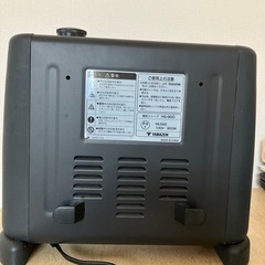 山善　電気ストーブの画像