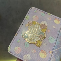 すみっコぐらし 財布 紫 パステル 小銭入れの画像