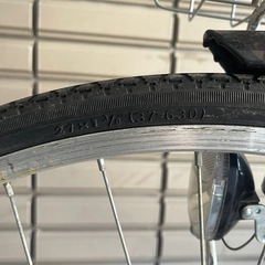 VINCENT 自転車 27インチ レッド カゴありの画像