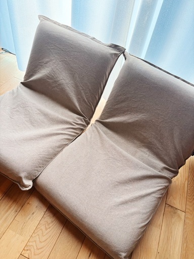 無印良品 ベージュ 座椅子２個セット