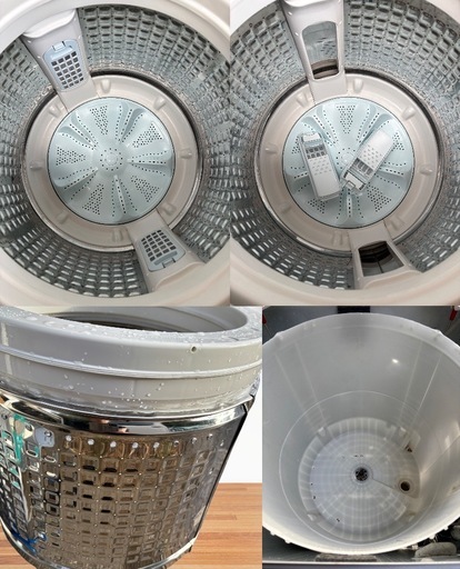 ご購入ありがとうございます【設置無料】AQUA洗濯機 8.0kg 2017年製 洗濯槽分解洗浄済み 動作確認済