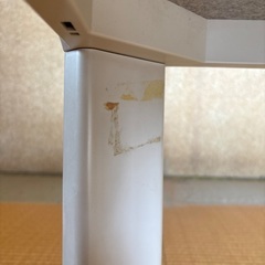 カジュアルこたつ　ホワイト　ベージュ　リバーシブル　2011年製の画像