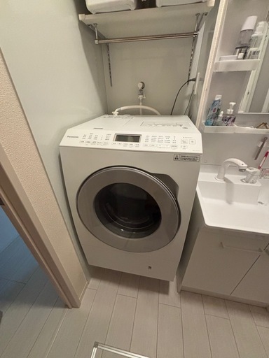 Panasonic ドラム式洗濯機　使用年数半年　美品