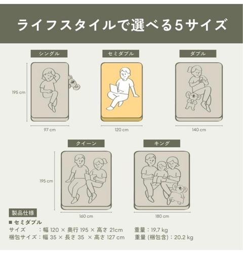 【3/1処分】 【中古】Koala OG Mattress オリジナルコアラマットレス