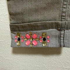 新品 グレー デニム 8Yの画像