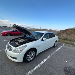 スカイライン　V36 250GT ホワイトパールの画像