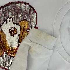 【4着セット】120cm 女の子 スパンコールカットソー 半袖 長袖の画像