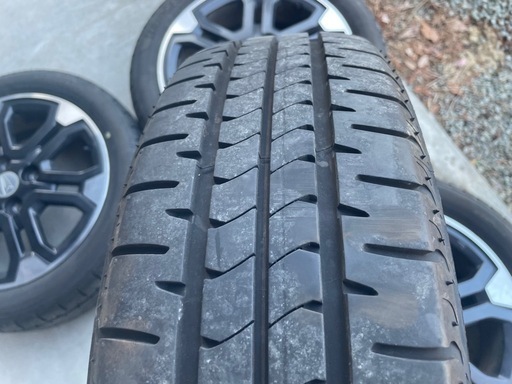 2025年ブリジストンバリ山タイヤ&15インチホイール4本セット　165/55r15 ウェイク　軽自動車