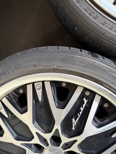 今月処分予定 アミスタッドレヴァーレ 19インチ ホイールセット 